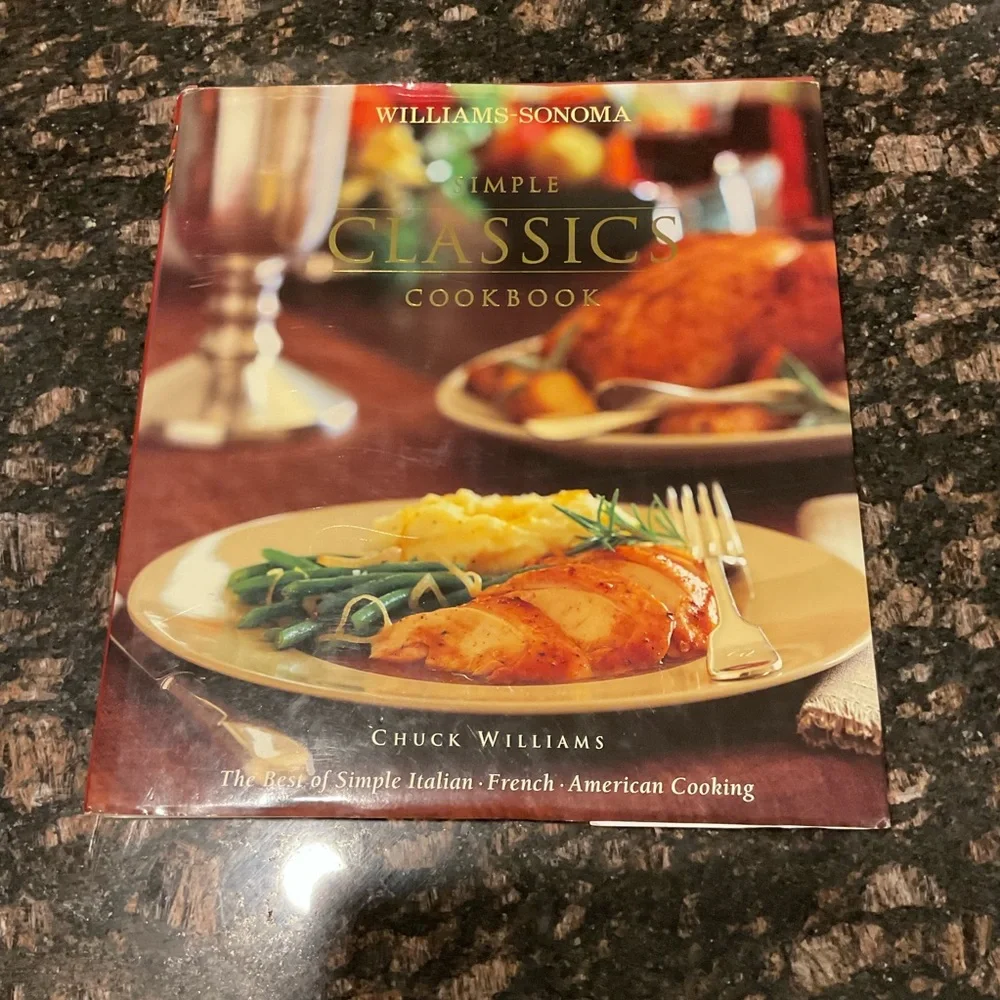 Williams Sonoma Simple Classics Cookbook with Rich Brown Cover